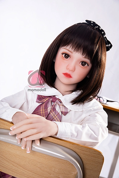 可愛い 眼鏡 ロリ ラブドール 132cm TPE製 Momo Doll  佳乃