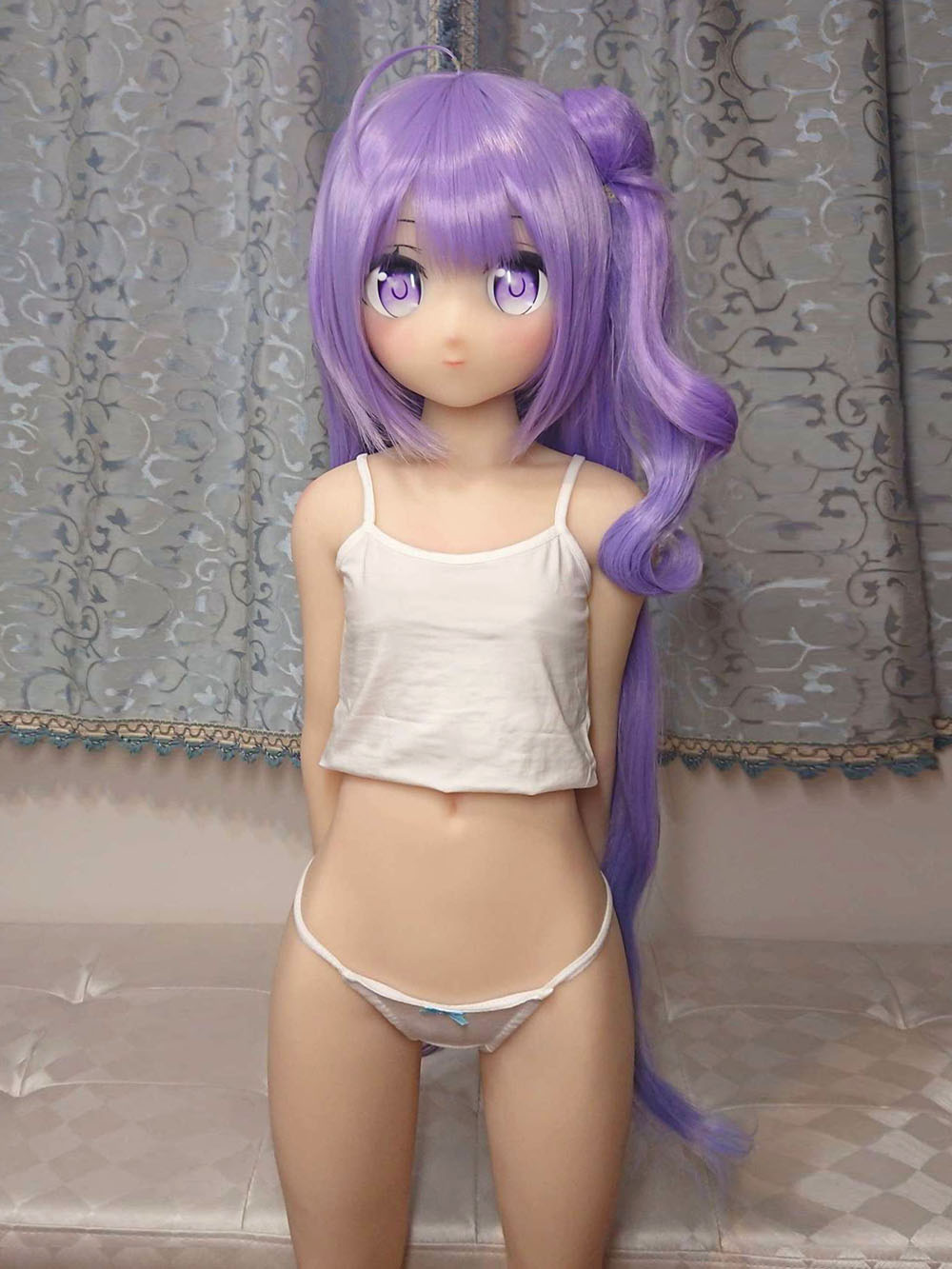 リアルドール 紫髪 anime  幼児型