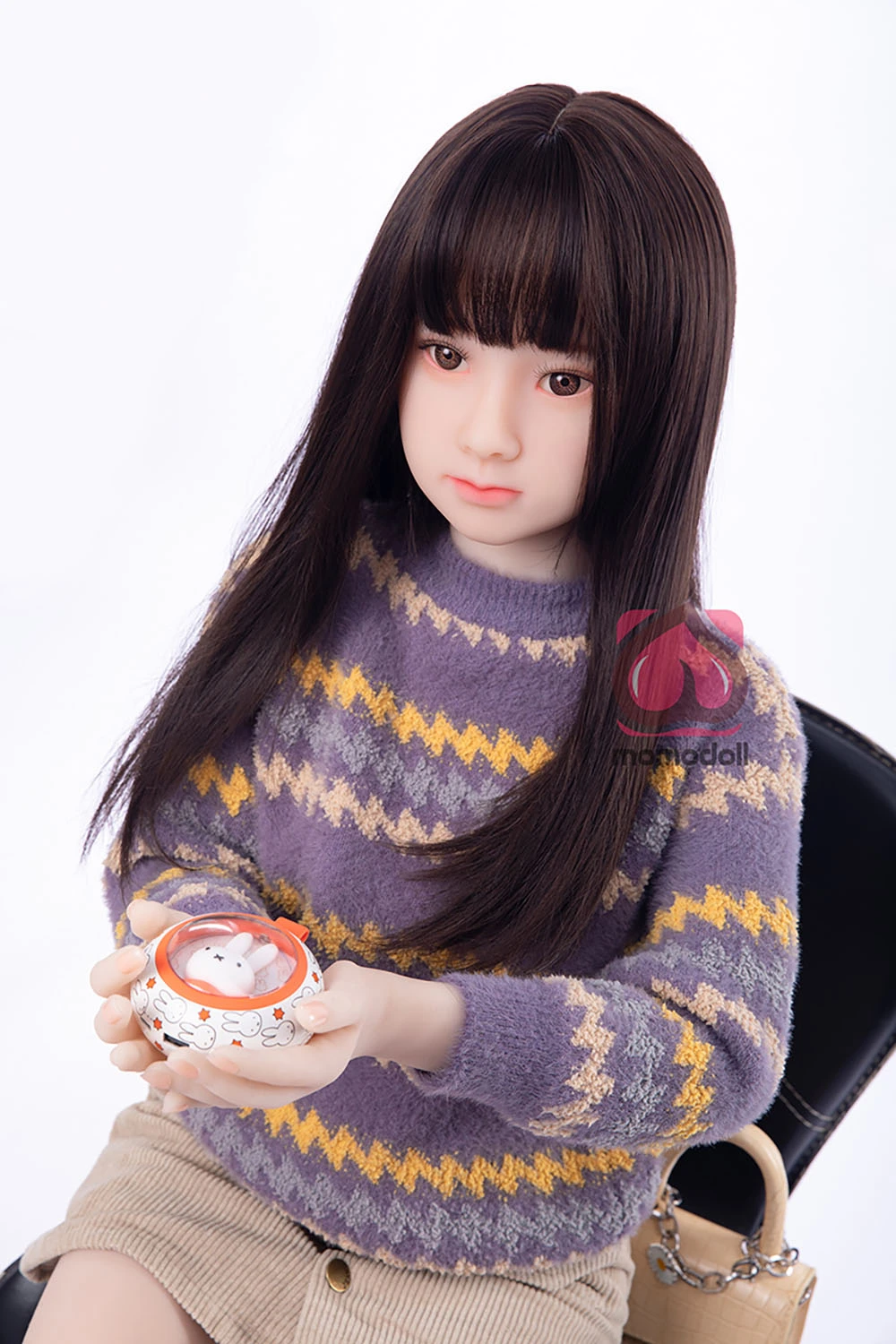 セーターと短いスカート ロリドール Momo Doll TPE 138cm 由美（Yumi）