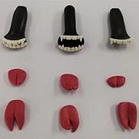 取外し型の歯と舌（vampire）